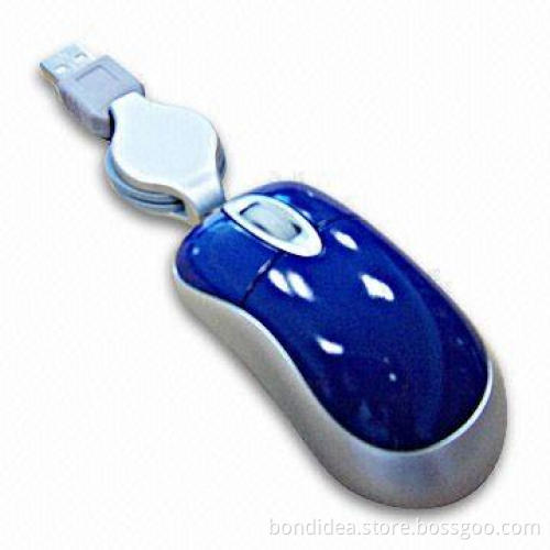3D Optical Mouse, Retractable Cable